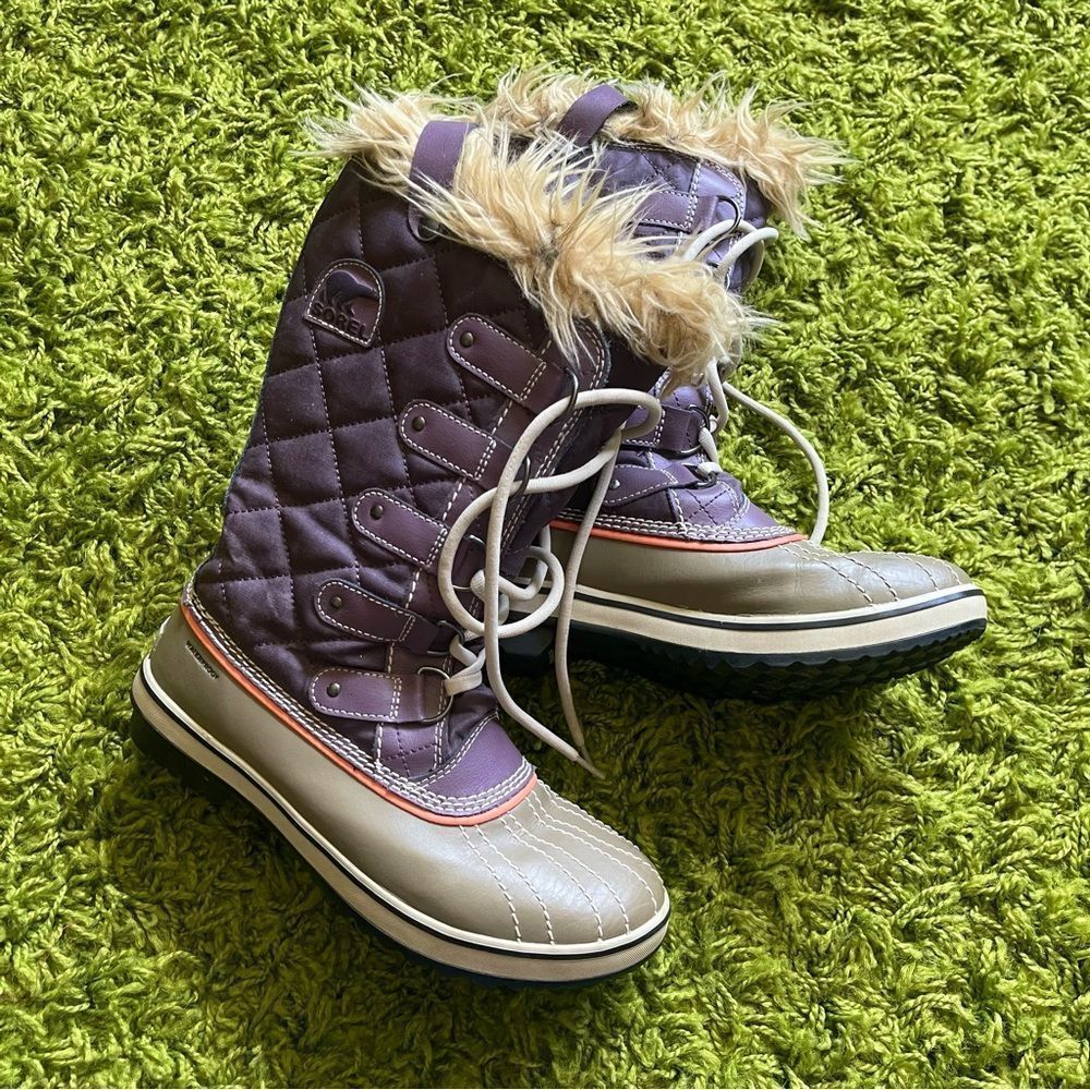 SOREL WINTER BOOTS WATERPROOF SIZE 8